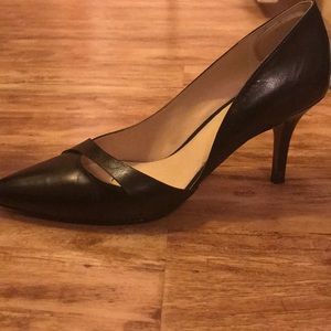 Professional yet sexy black Nine West heel